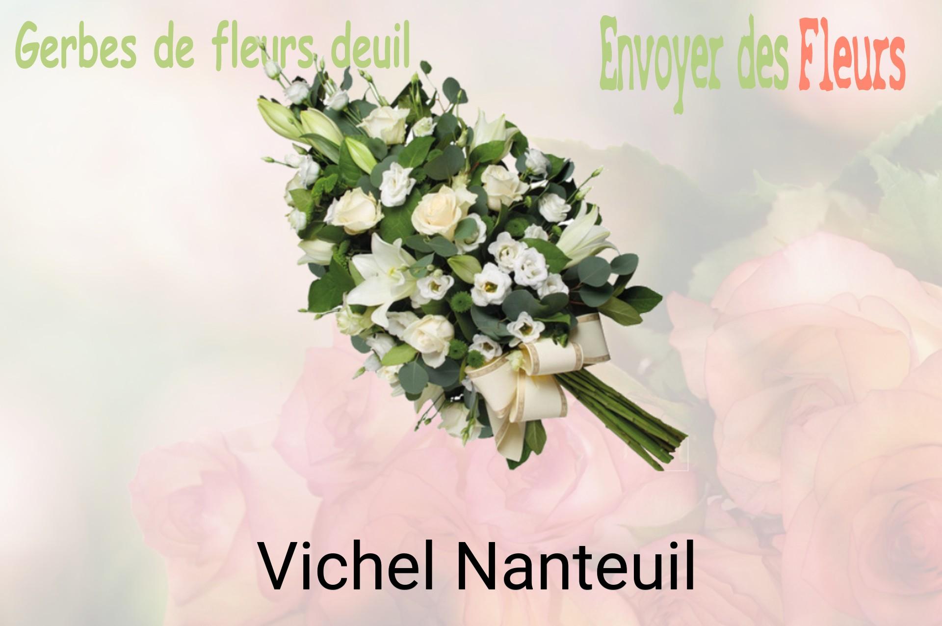 Gerbe de fleurs de deuil livrée à Vichel-Nanteuil